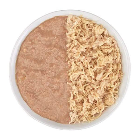 Tiki Cat Wet Cat Food Silver Mousse + Shreds Chicken, Duck & Duck Liver Recipe in Broth