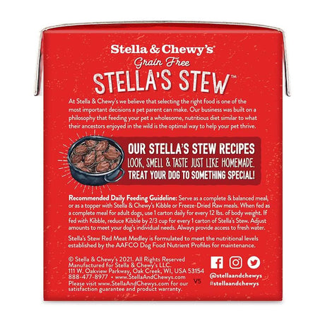 Stella & Chewy's Wet Dog Food Stella's Stew Red Meat Medley