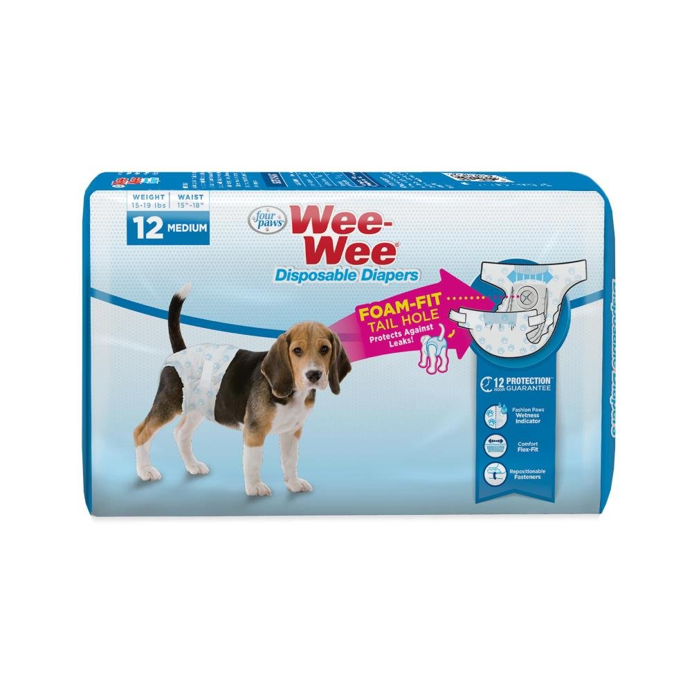 Four Paws Wee-Wee Disposable Diapers