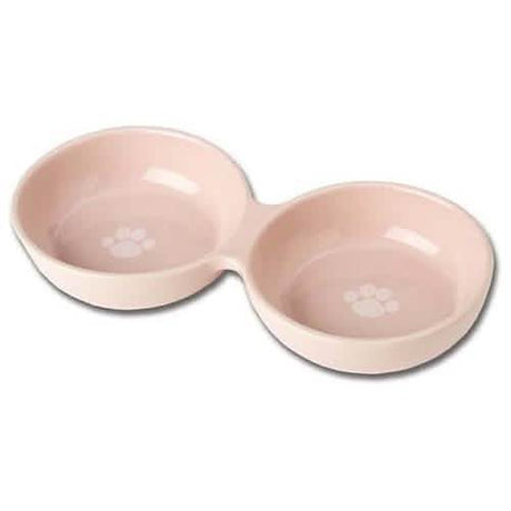 Petrageous Designs Wubby's Duo Dinner Bowls - Pink