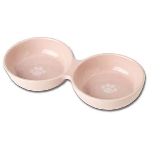 Petrageous Designs Wubby's Duo Dinner Bowls - Pink