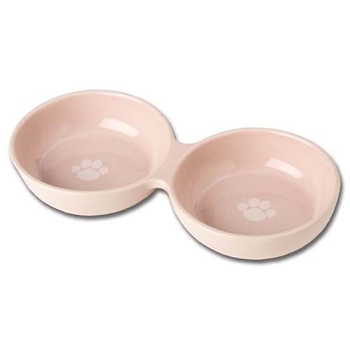 Petrageous Designs Wubby's Duo Dinner Bowls - Pink