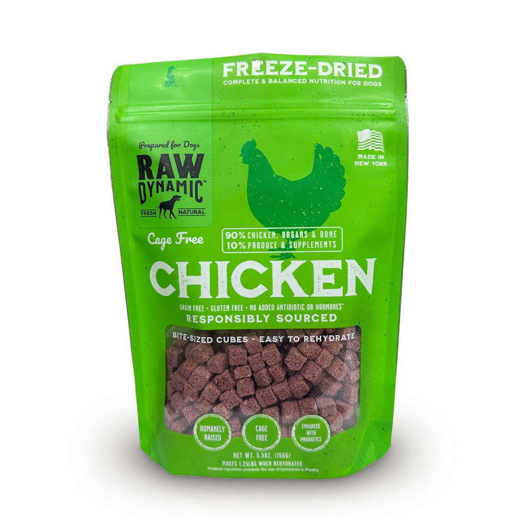 Raw Dynamic Freeze-Dried Dog Food Cage Free Chicken