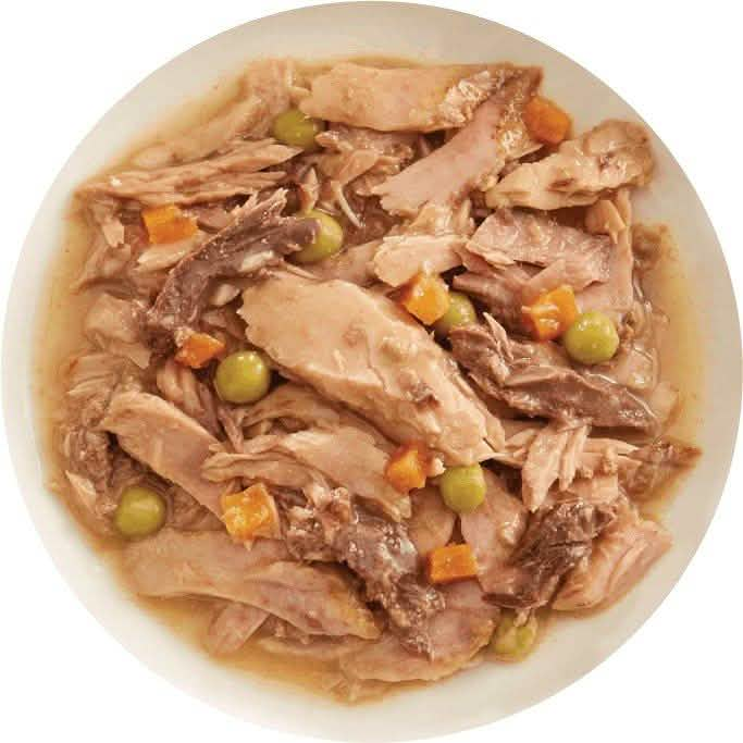 Aujou by RAWZ Aku Tuna, Beef & Beef Liver Recipe in a Silky Broth Adult Dog Food