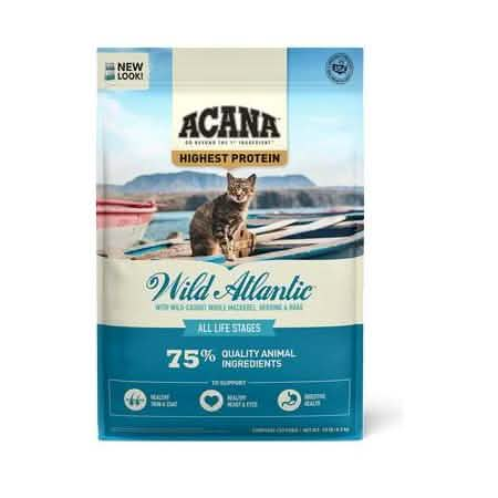 Acana Dry Cat Food Grain Free Highest Protein Wild Atlantic