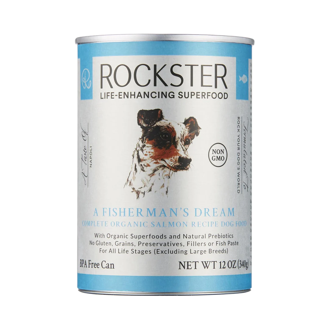 Rockster Wet Dog Food Fisherman's Dream Complete Organic Salmon Recipe