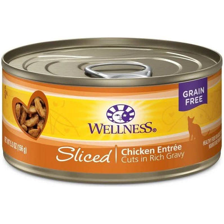 Wellness Wet Cat Food Complete Health Sliced Chicken Entrée