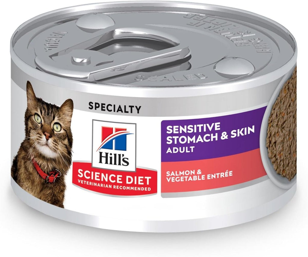 Hill's Science Diet Sensitive Stomach & Skin Adult Salmon & Vegetable Entrée