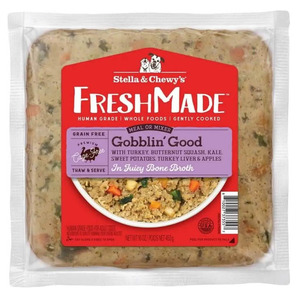 Stella & Chewy's Cooked Frozen Dog Food FreshMade Gobblin' Good