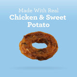 SmartBones Dog Treat Protein Rings with Real Chicken & Sweet Potato