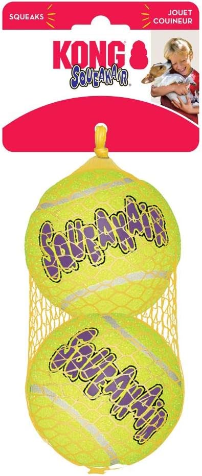 Kong Dog Toy SqueakAir Tennis Balls 2pk