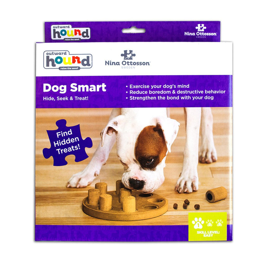 Outward Hound Dog Toy Nina Ottosson Puzzle Dog Smart Level 1 Easy