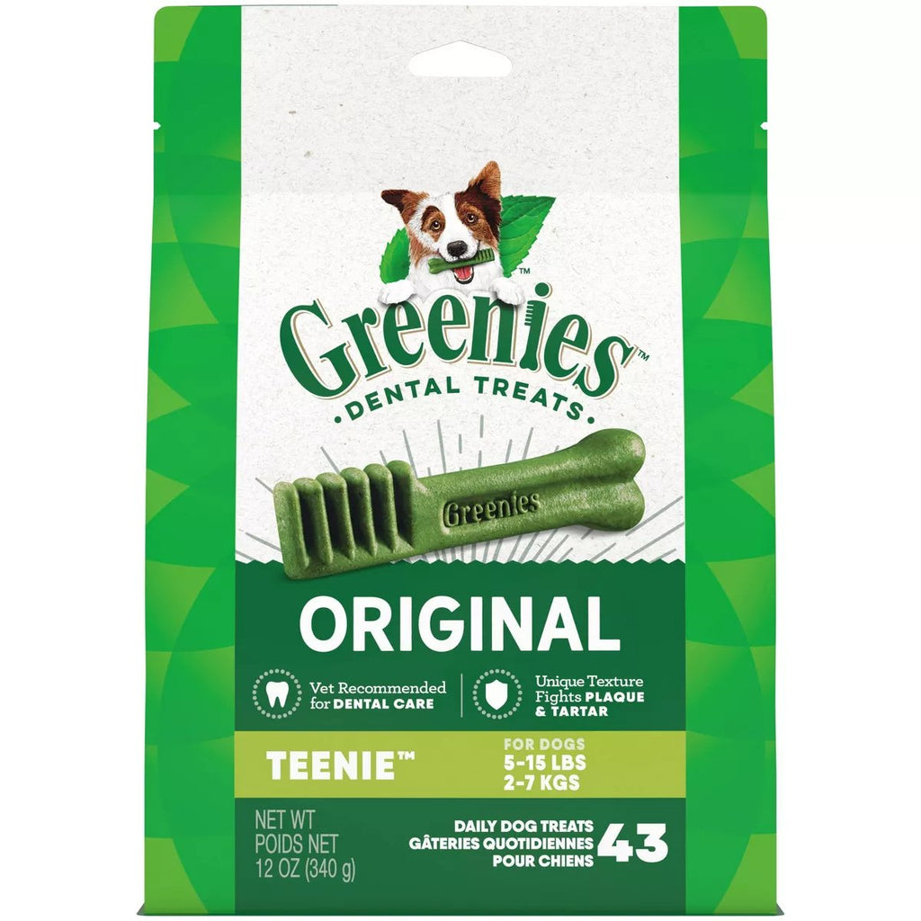 Greenies Dog Treat Original Dental Treats Teenie 43 count