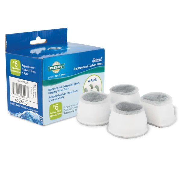 PetSafe Drinkwell Water Fountain Replacement Carbon Filters #6