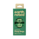 Earth Rated Unscented Poop Bags - 8 15 Count Rolls (120 Bags)