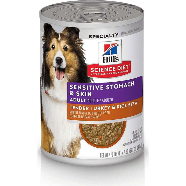 Hill's Science Diet Sensitive Stomach & Skin Adult Tender Turkey & Rice Stew