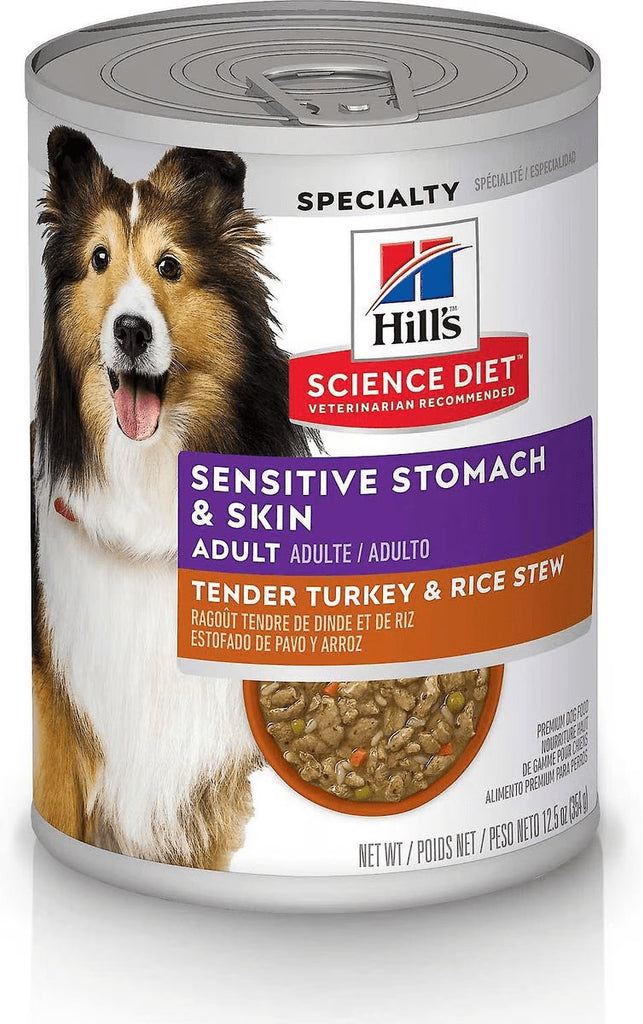 Hill's Science Diet Sensitive Stomach & Skin Adult Tender Turkey & Rice Stew