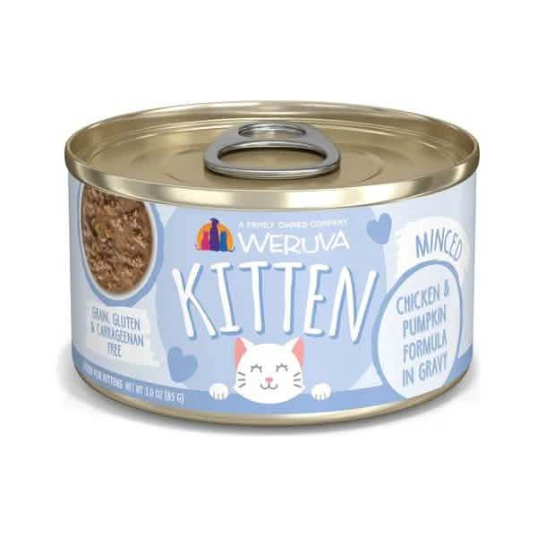 Wervua Wet Cat Food Minced Chicken & Pumpkin Formula in Gravy for Kittens