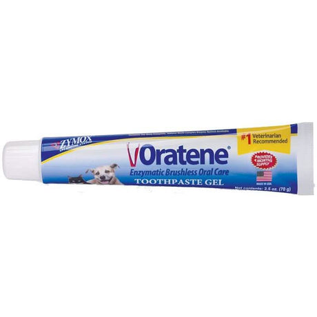 Zymox Oratene Enzymatic Brushless Oral Care Toothpaste Gel for Dogs & Cats