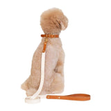 KanDog Roma Leather Leash - Mahogany/Ivory