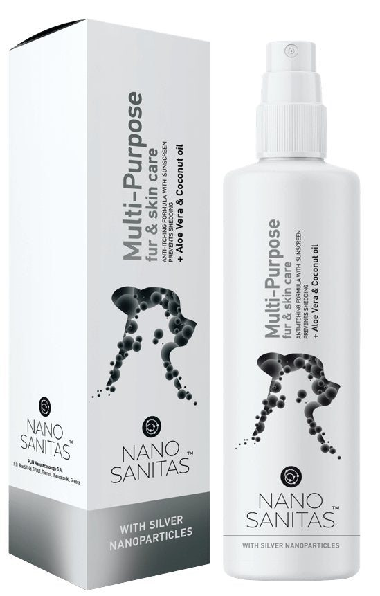 NanoSanitas Multi-Purpose Fur & Skin Care Spray with Silver NanoParticles