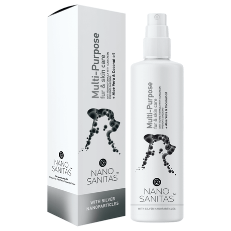 NanoSanitas Multi-Purpose Fur & Skin Care Spray with Silver NanoParticles