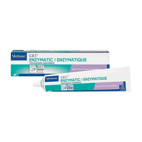 Virbac C.E.T. Enzymatic Toothpaste for Dogs &amp; Cats Beef Flavor