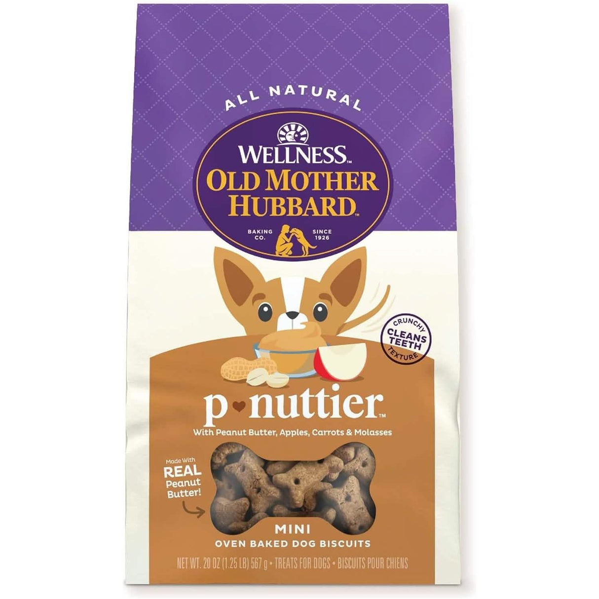 Golosina para perros Old Mother Hubbard P-Nuttier