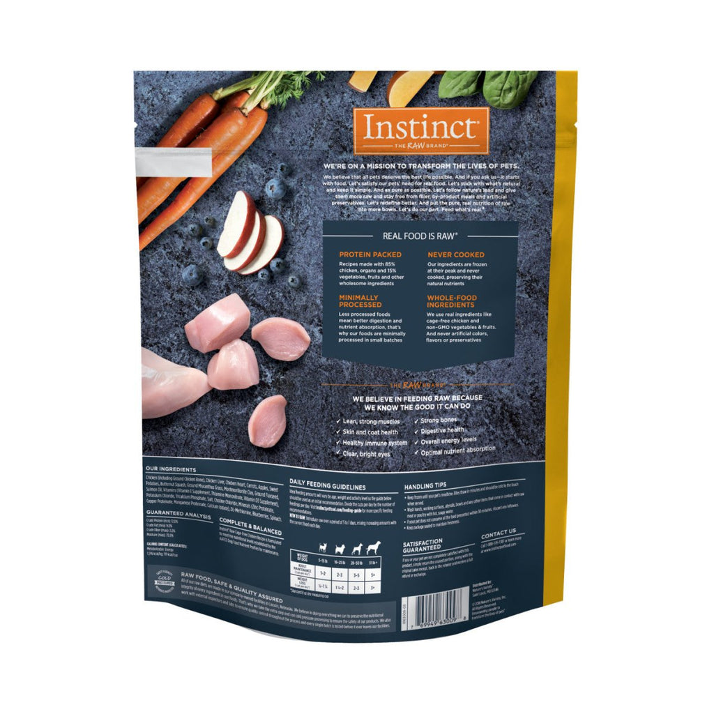 Instinct Raw Frozen Dog Food Chicken Bites