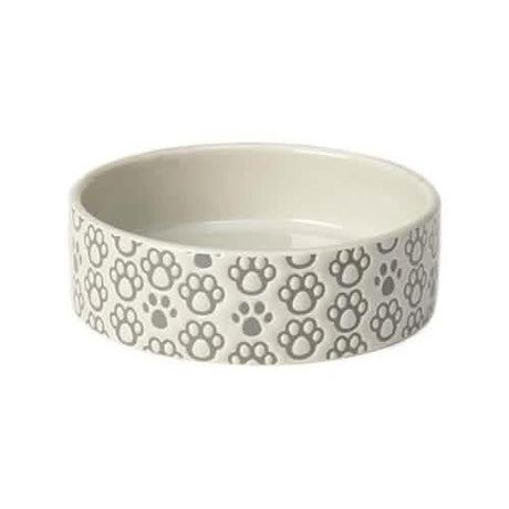 Petrageous Designs Paws Shallow Bowl