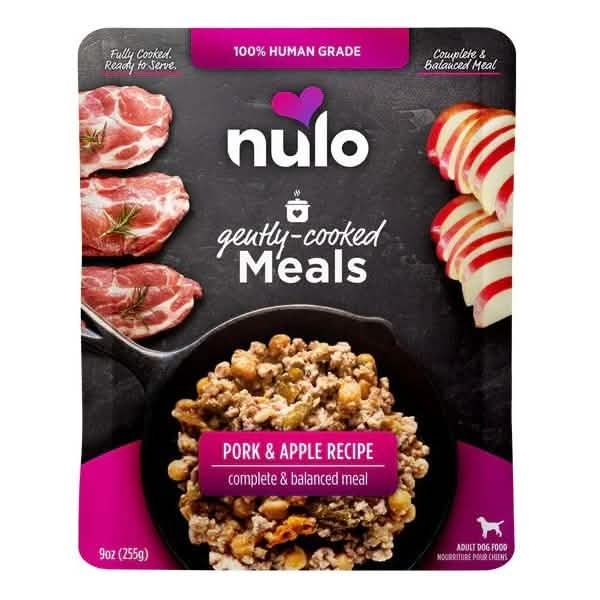 Nulo Wet Dog Food Gently-Cooked Meals Pork & Apple Recipe