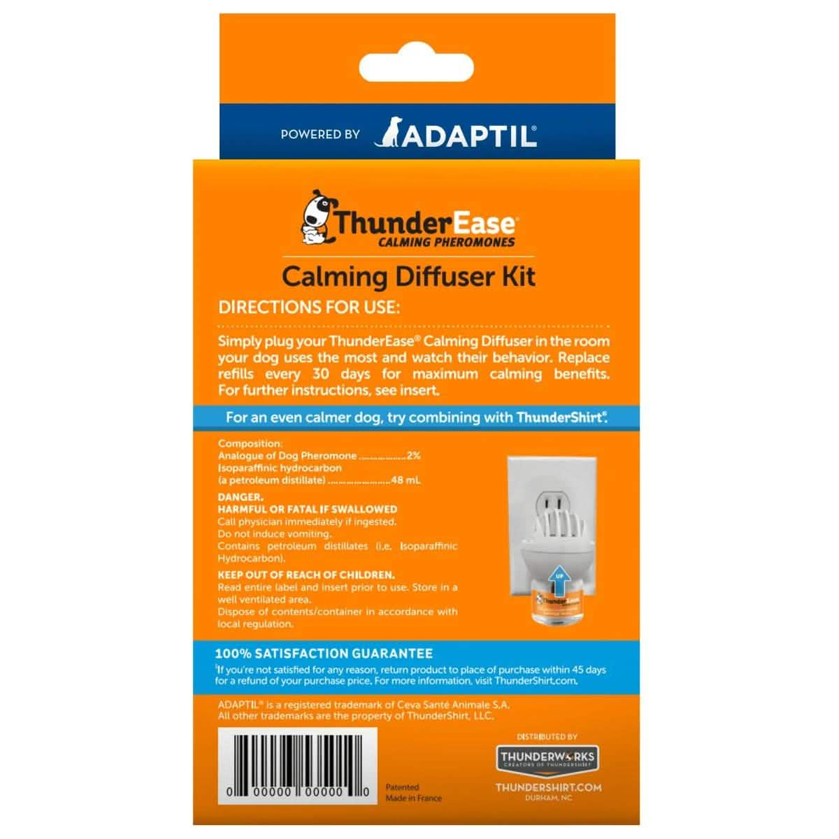 ThunderEase Calming Diffuser Kit with Adaptil Pheromones for a Calmer Dog