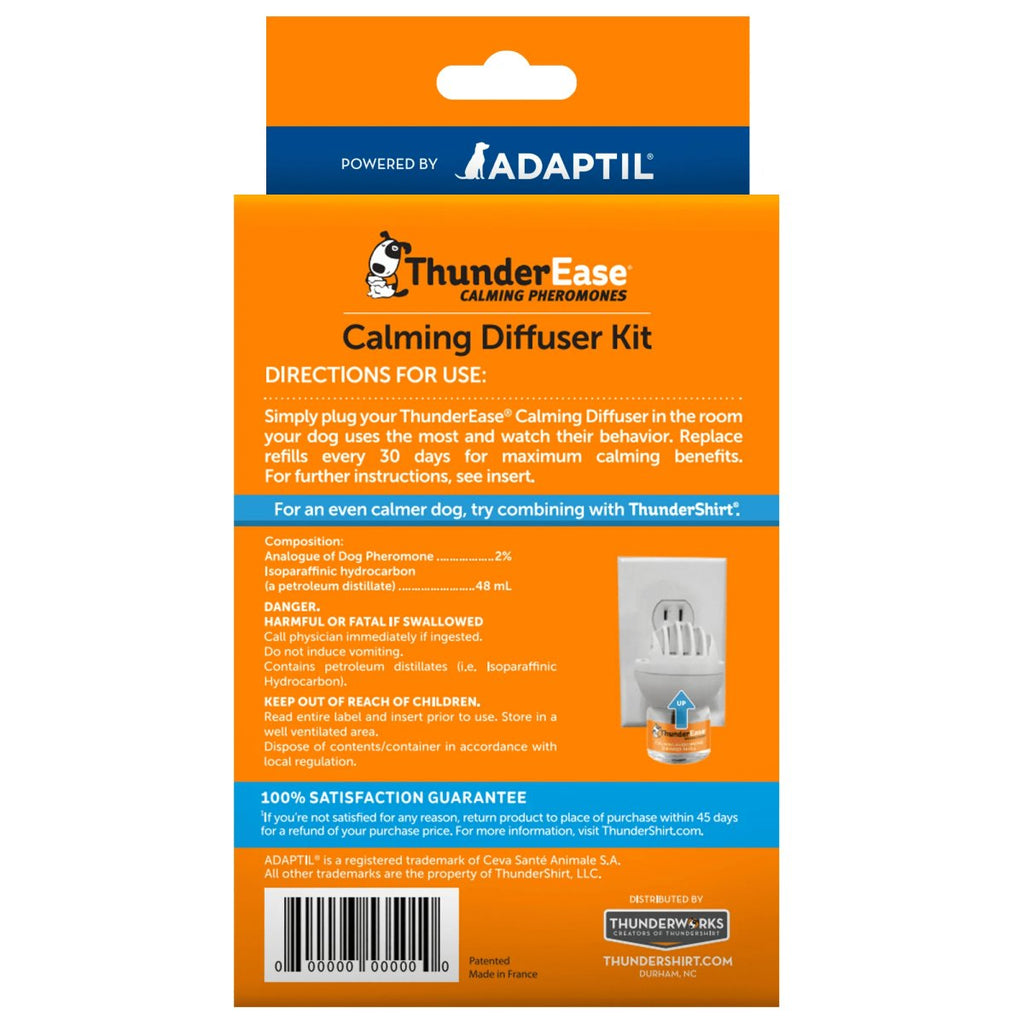 ThunderEase Calming Diffuser Kit with Adaptil Pheromones for a Calmer Dog