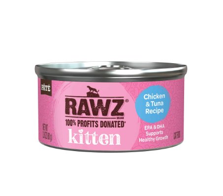 RAWZ Kitten Food Chicken & Tuna Recipe with EPA & DHA