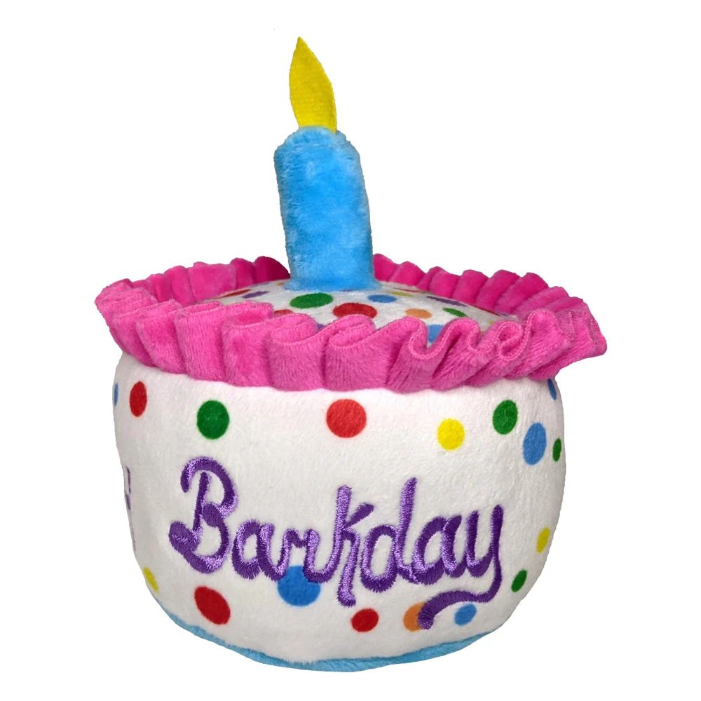 Huxley & Kent Dog Toy Lulubelles Happy Barkday Birthday Cake