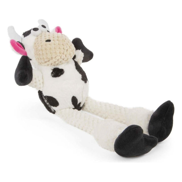 GoDog Dog Toy Checker Skinny Cow