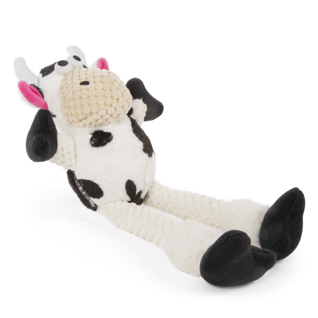 GoDog Dog Toy Checker Skinny Cow