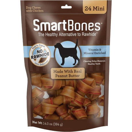 SmartBones Dog Treat with Peanut Butter