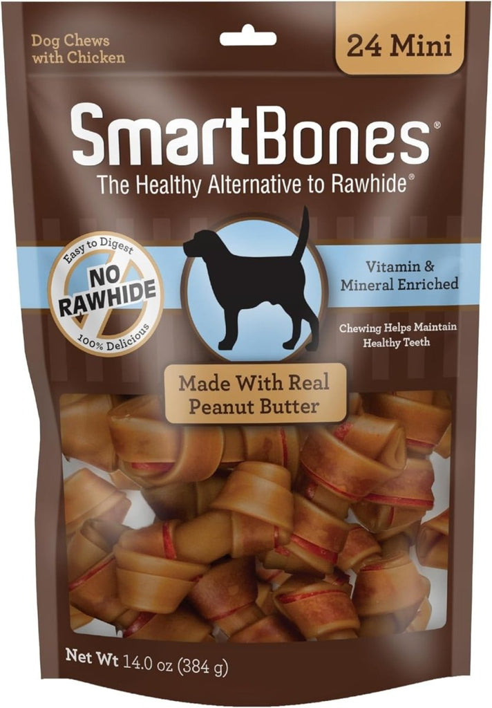 SmartBones Dog Treat with Peanut Butter