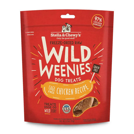 Stella & Chewy's Dog Treat Freeze-Dried Raw Wild Weenies Chicken Recipe