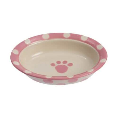 Petrageous Designs Polka Paws Oval Bowl