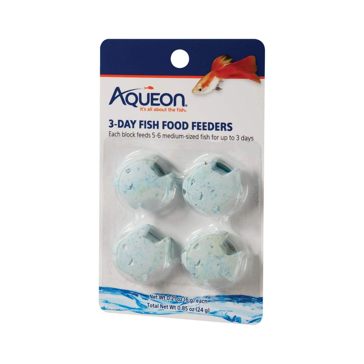 Aqueon 3-Day Fish Food Feeders (4 pack)