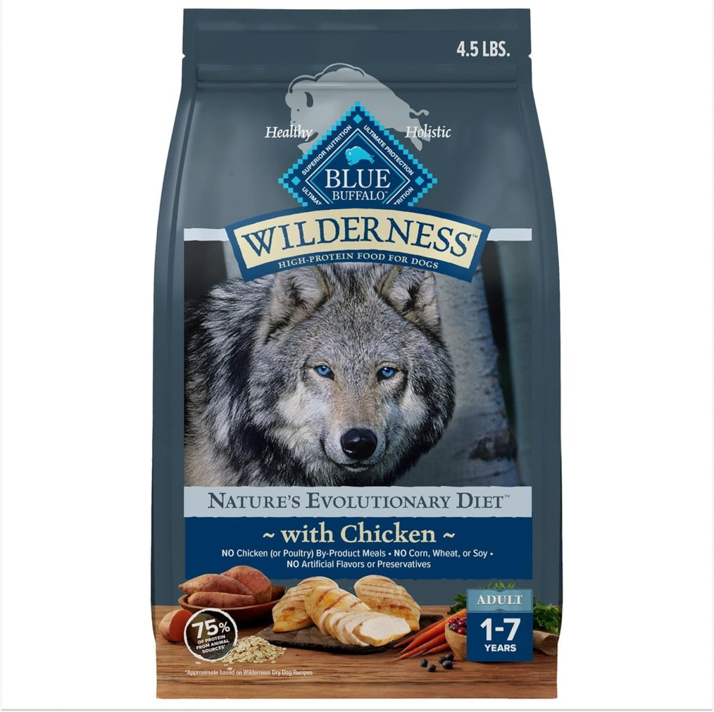 Blue Buffalo Dry Dog Food Wilderness Adult Chicken