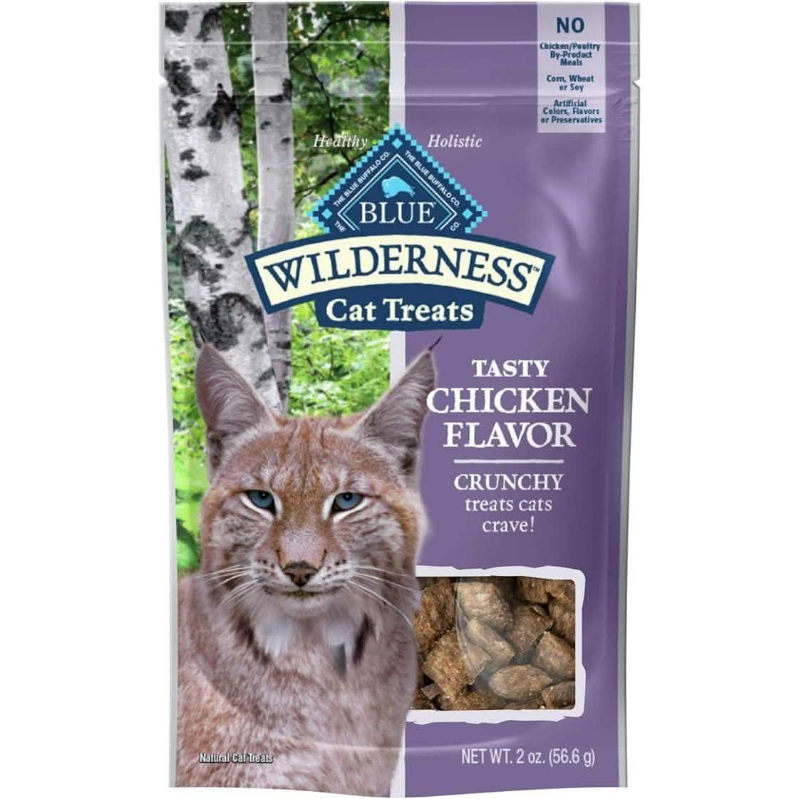 Blue Buffalo Cat Treat Wilderness Crunchy Chicken Flavor