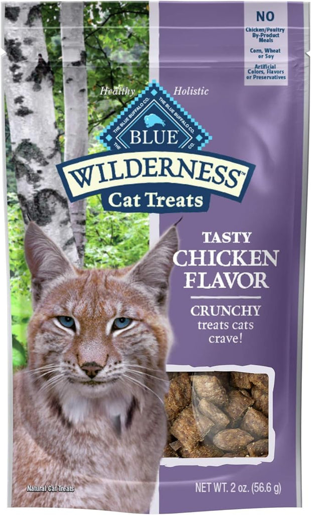 Blue Buffalo Cat Treat Wilderness Crunchy Chicken Flavor