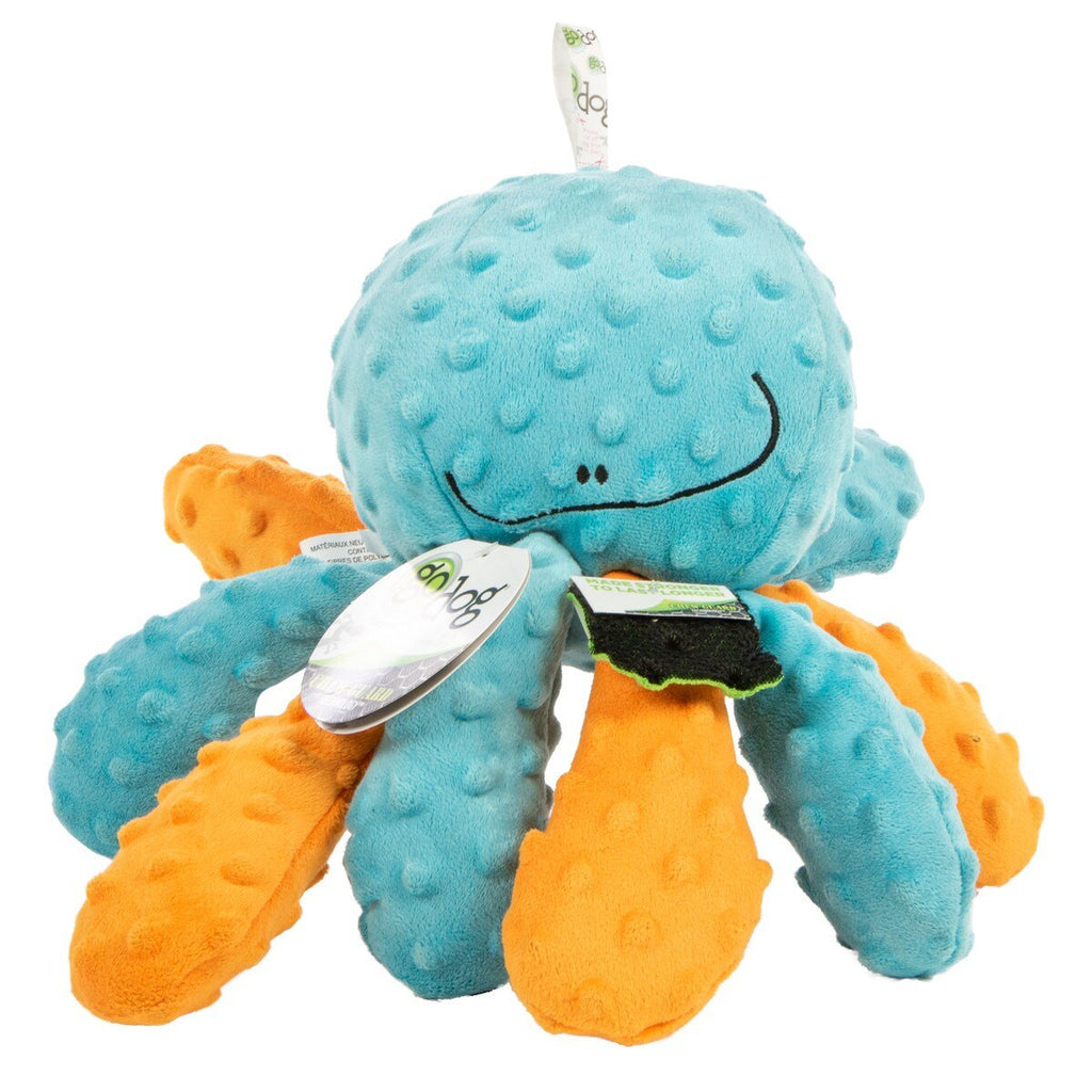 GoDog Dog Toy Crazy Tugs Octopus