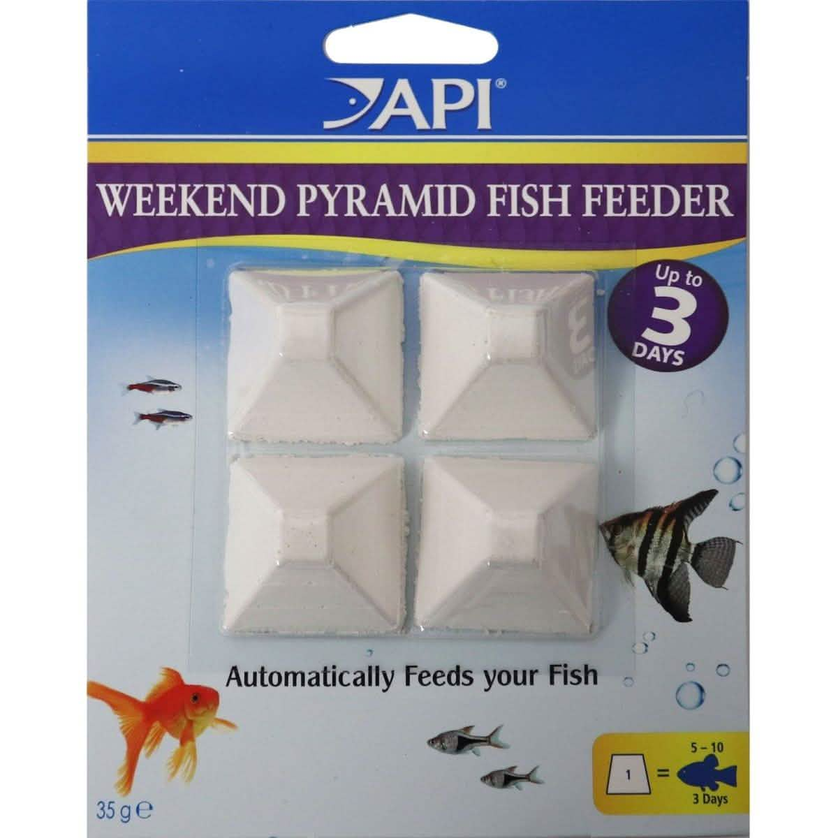 API Weekend Pyramid Fish Feeder (4 pack)