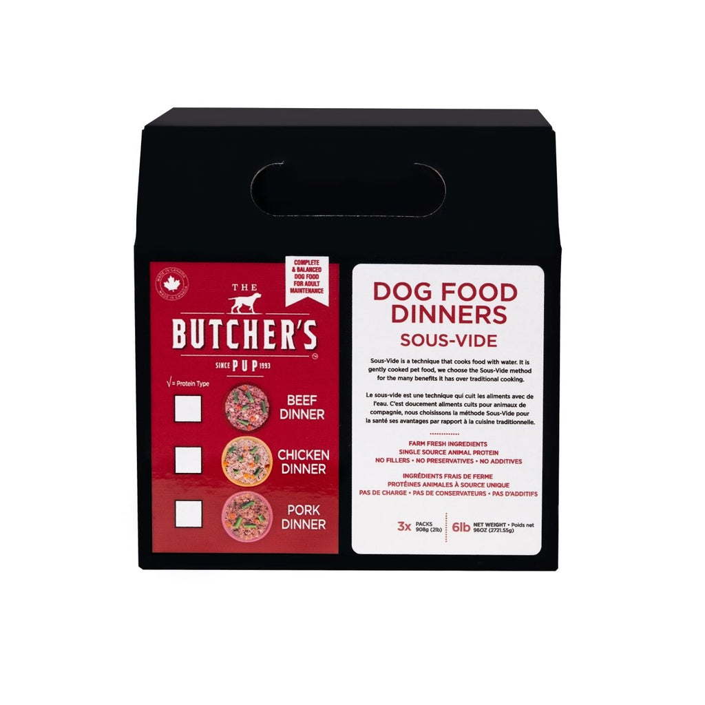 The Butcher's Pup Cooked Frozen Dog Food Pork Dinner