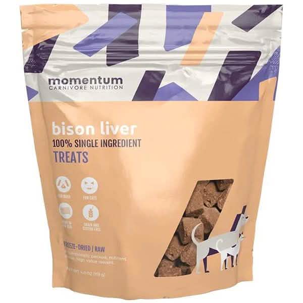 Momentum Dog Treat Freeze-Dried Bison Liver