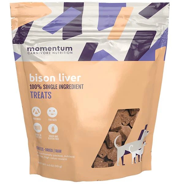 Momentum Dog Treat Freeze-Dried Bison Liver